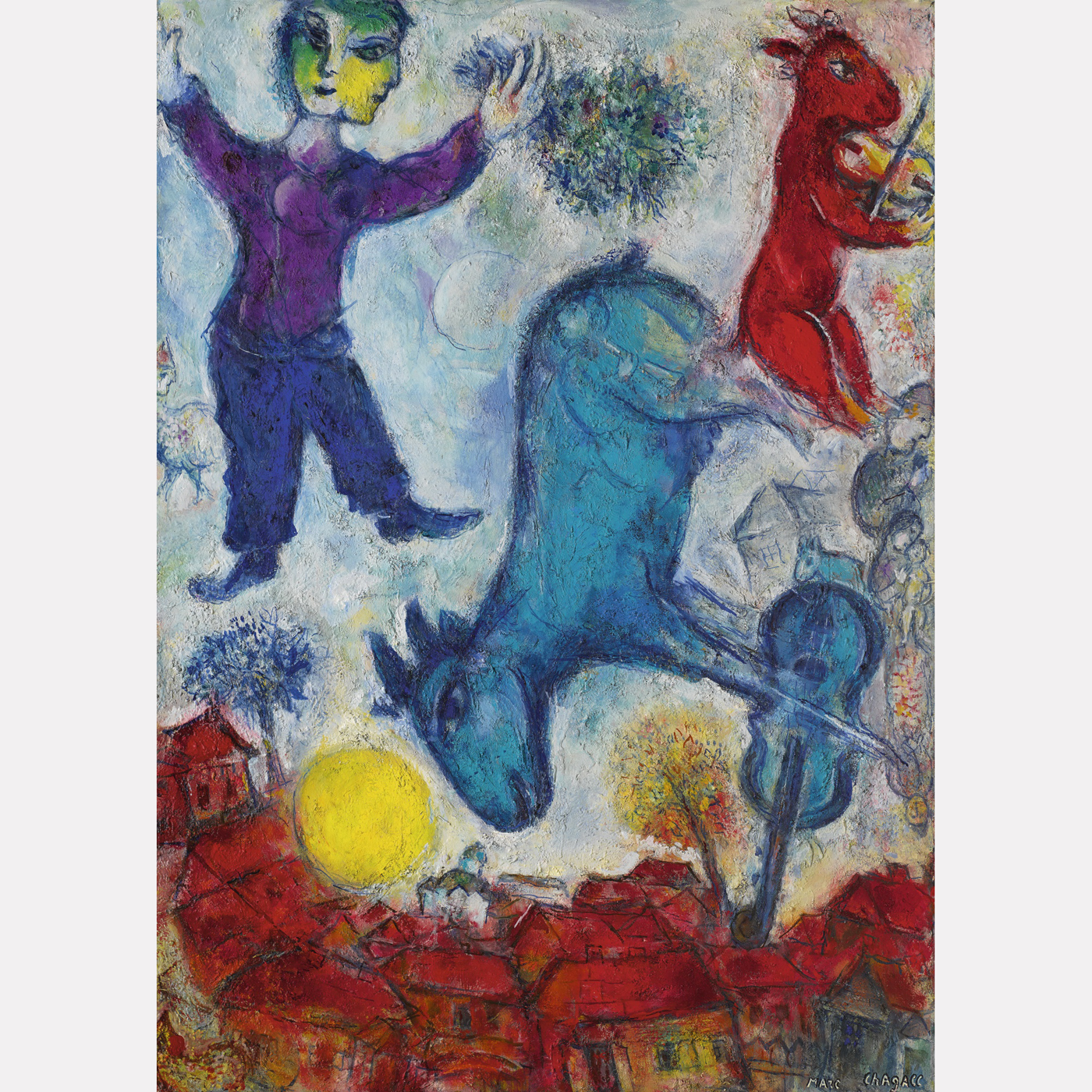 Марк Шагал. «Крестьянин», 1956-1966