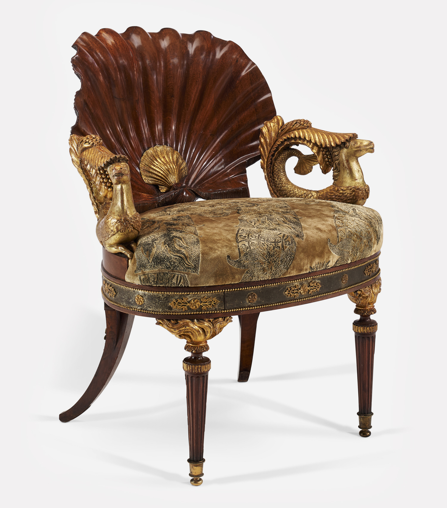 Кресло из дома Энн и Гордона Гетти / Вероятно, Россия, Санкт-Петербург, 1825 / фото Christieʹs
