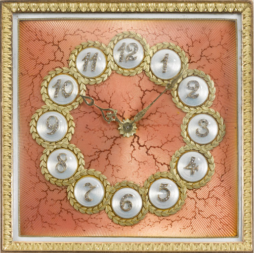 Часы из коллекции Юла Бриннера / Fabergé, мастер Хенрик Вигстрём