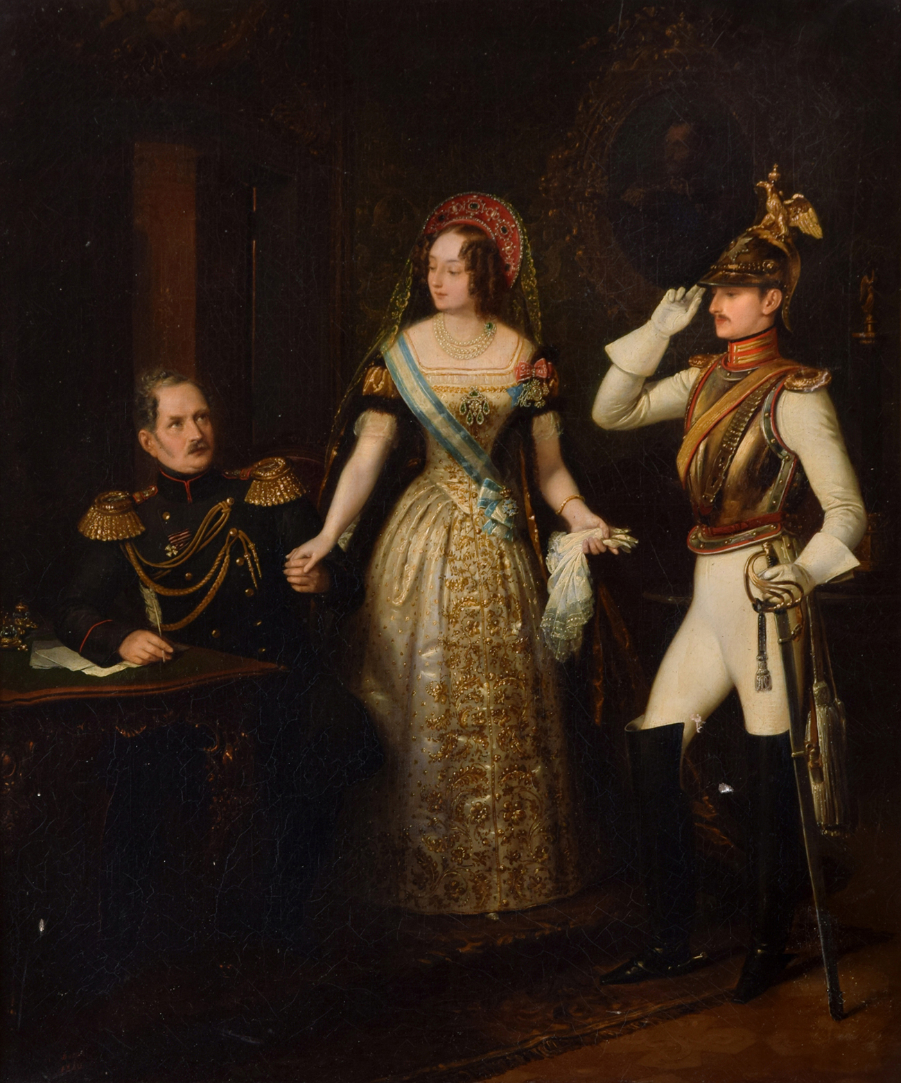 Семейный портрет графов Орловых, 1846