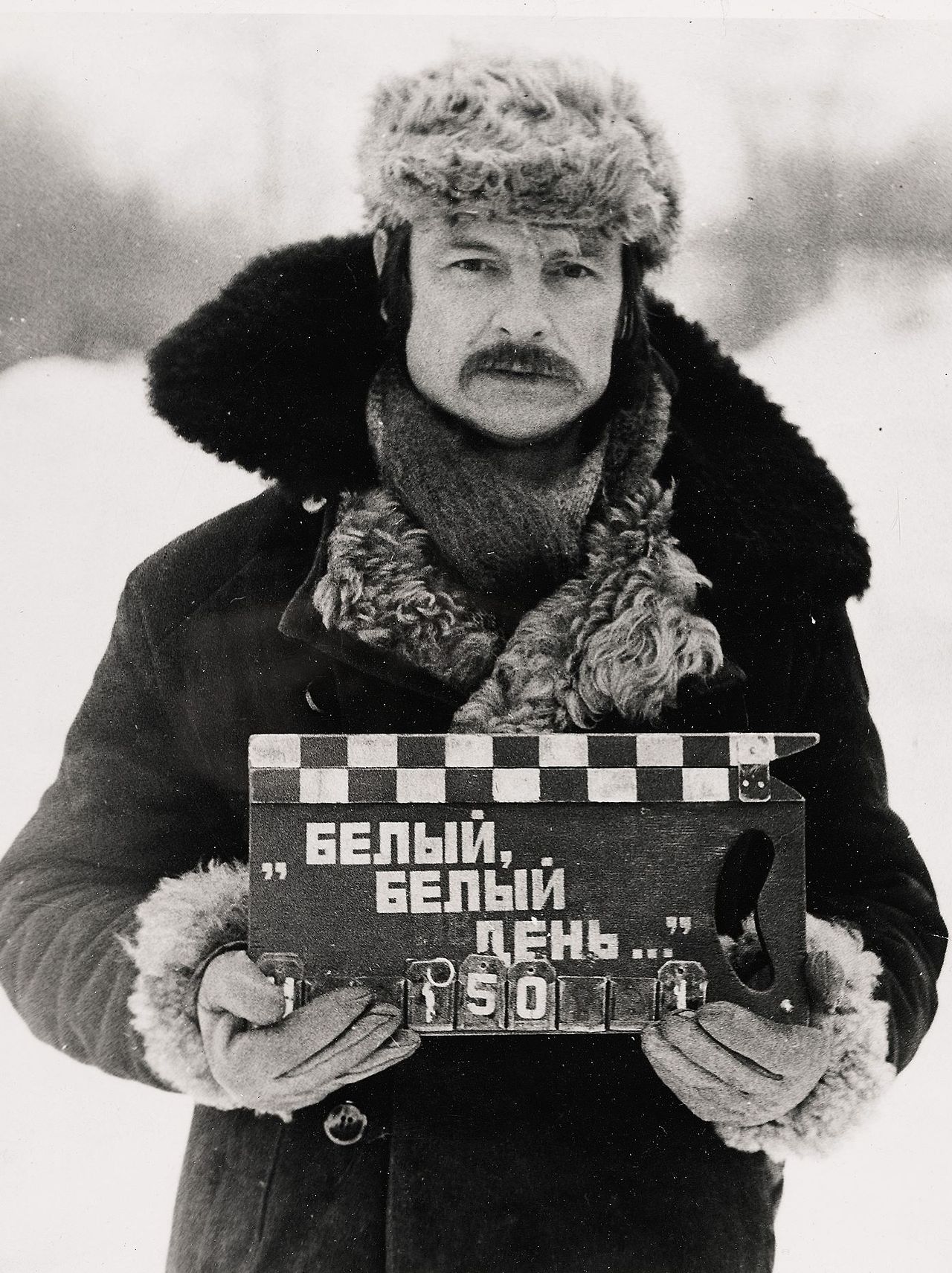 Андрей Тарковский на съемках фильма Зеркало. 1973