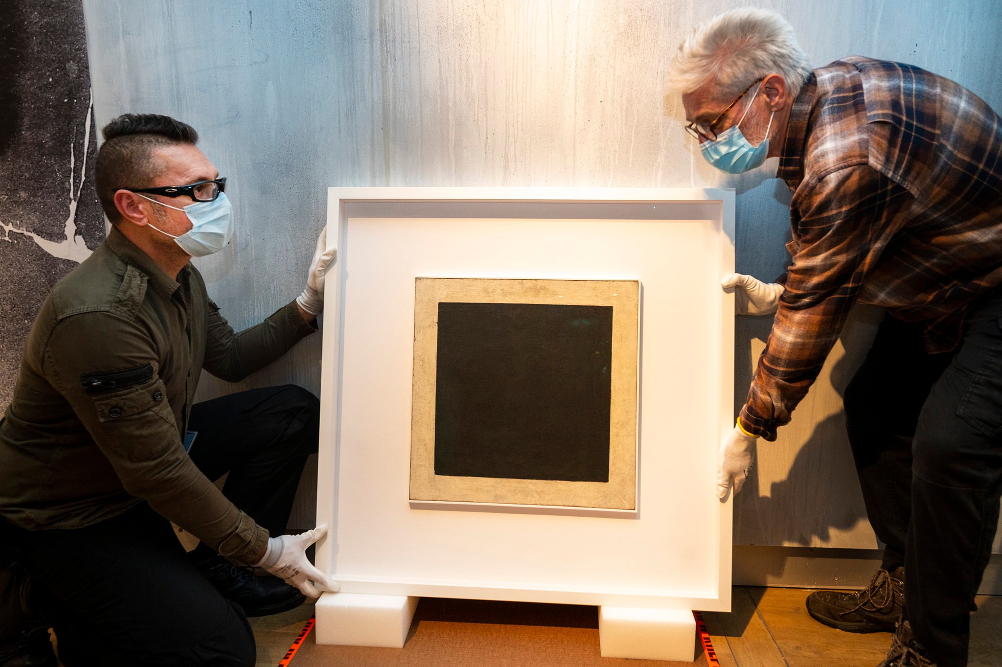 «Черный квадрат» Казимира Малевича в Амстердаме / фото Hermitage Amsterdam / © Государственный Эрмитаж