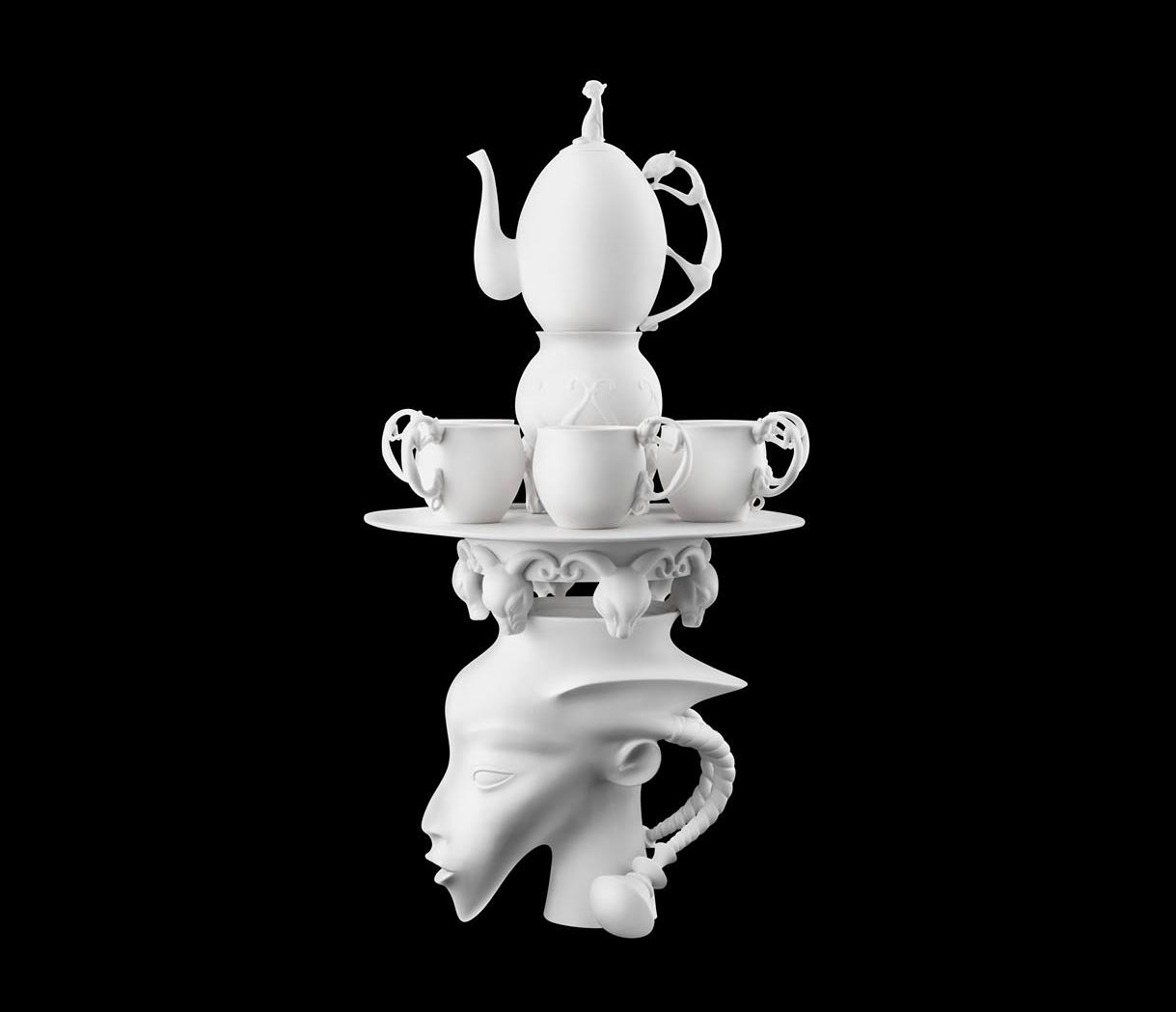 Чайный сервиз / автор Даши Намдаков / Porcelain Studio Klimenkoff