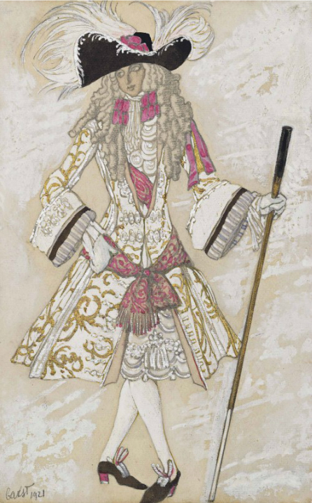 Лев Бакст, 1921 / Дизайн костюма для «Спящей красавицы»: принц Шарман / £30,000-£50,000