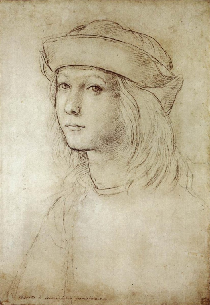 Рафаэль Санти. Автопортрет, 1499 / Эшмол, Оксфорд