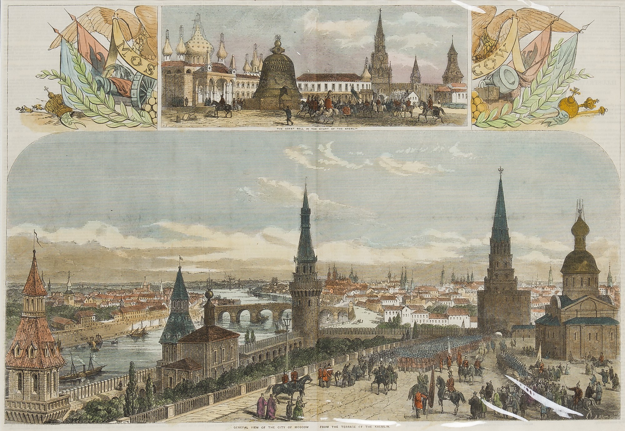 Общий вид Москвы 1856 года / фото hagelstam.fi