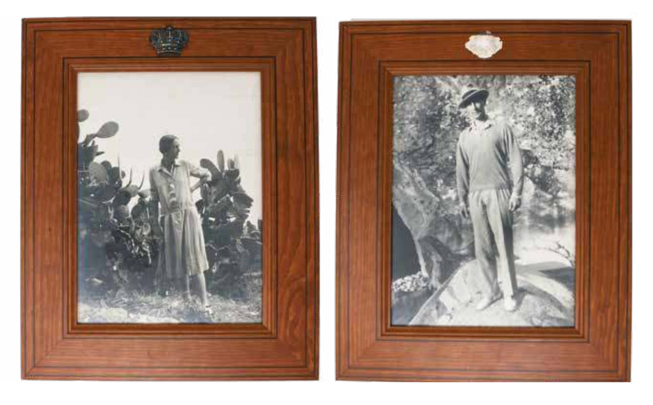 Подборка из двух фотопортретов князя Феликса Юсупова и княгини Ирины Юсуповой