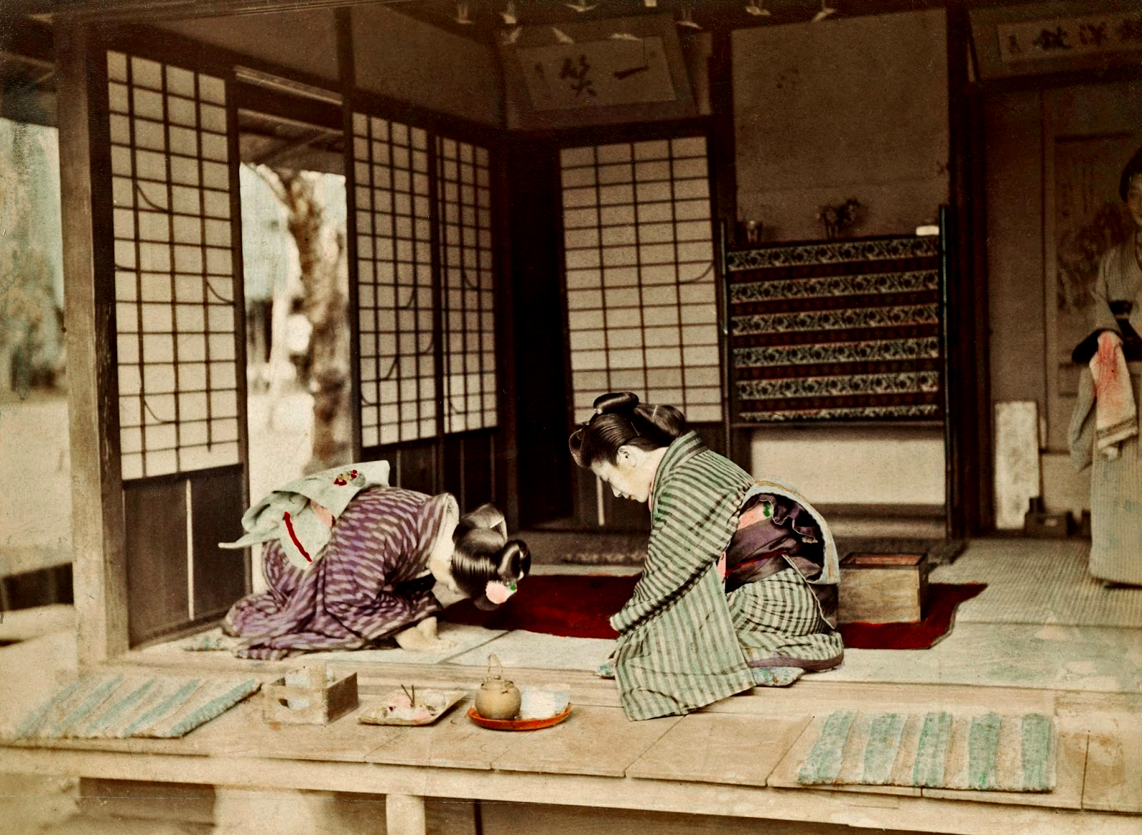 Японская чайная церемония, 1880-е