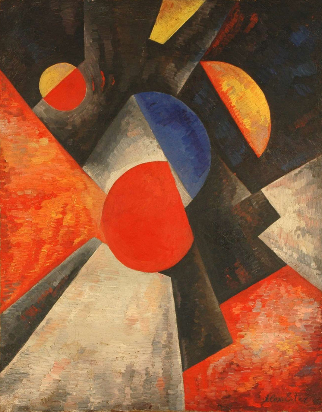 Экстер А.А. Абстрактная композиция, 1917-1918