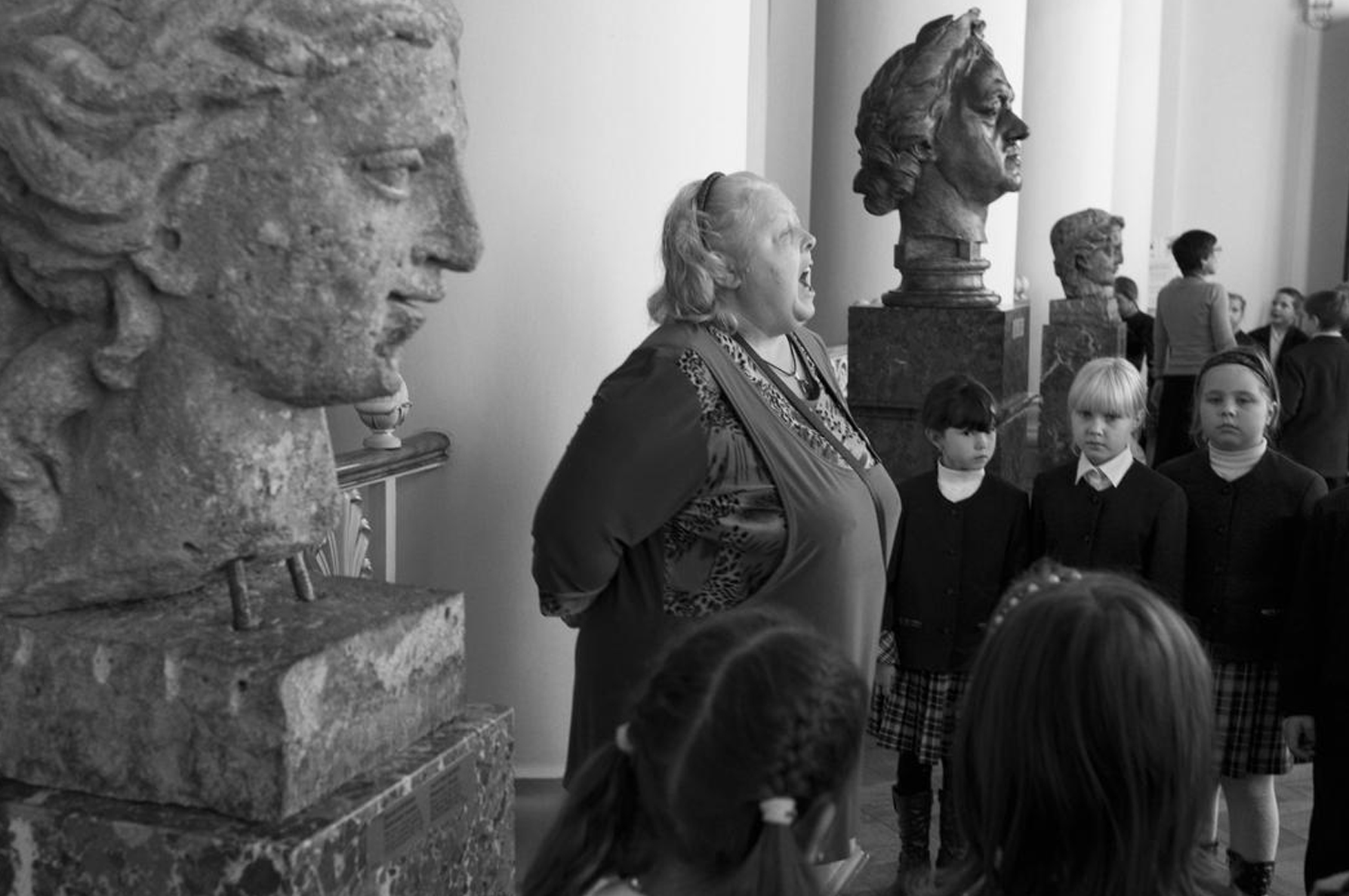 Стюарт Франклин. Школьники во время посещения Русского Музея. Санкт-Петербург. 2010