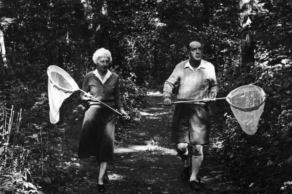 Владимир Набоков и Вера в поисках бабочки, 1958. Фото The LIFE Picture Collection