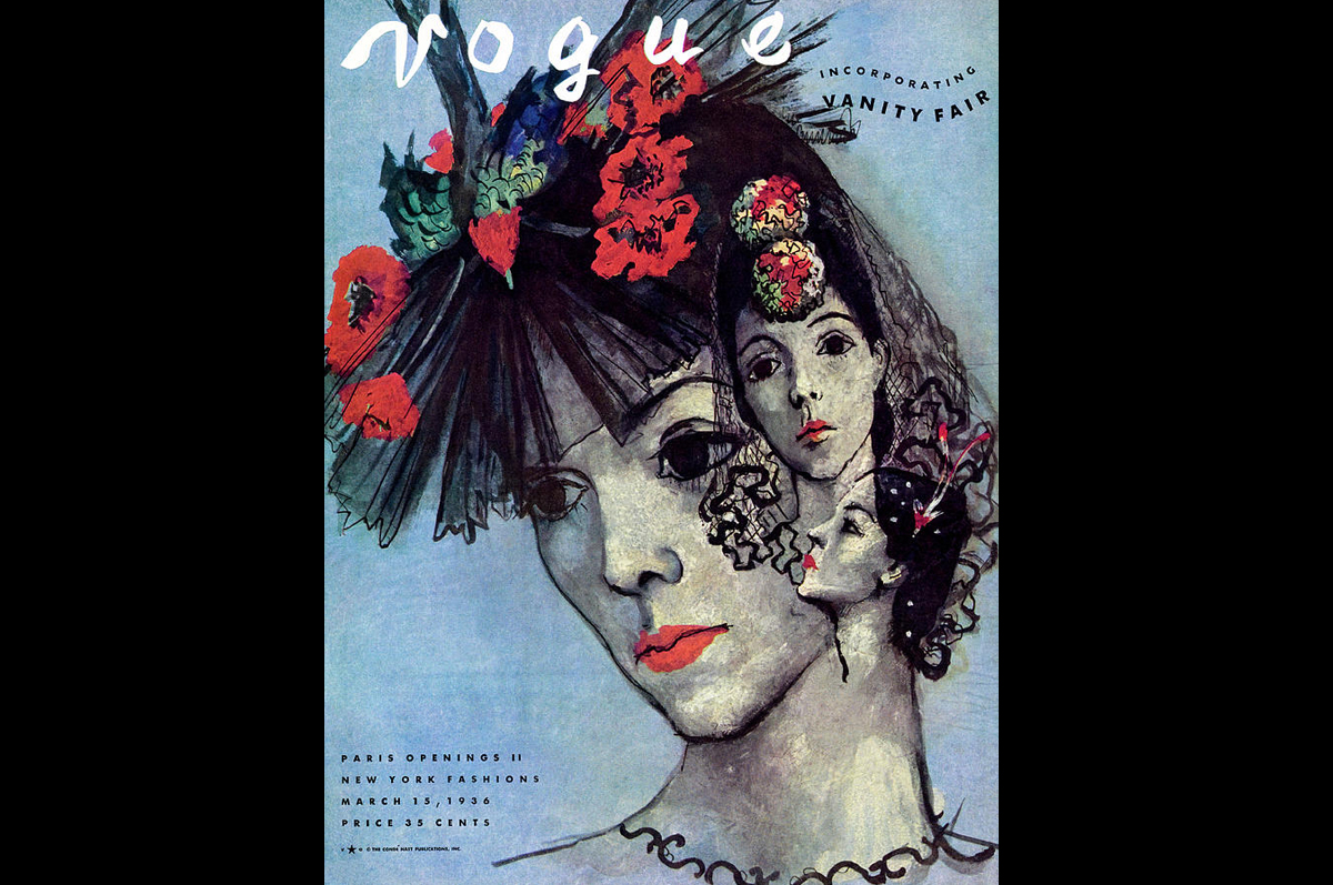 Павел Челищев. Обложка для модного журнала «Vogue», 15 июля 1935