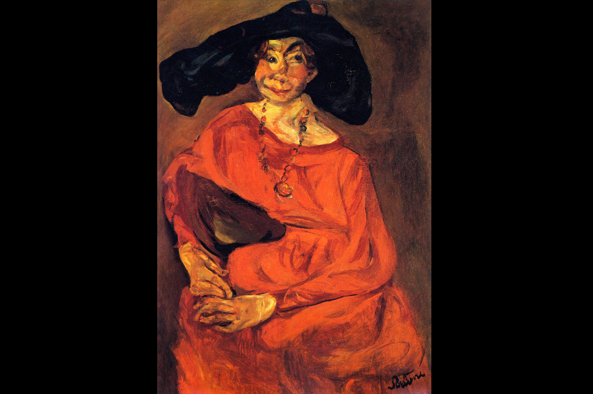 Хаим Сутин. «Женщина в красном», 1924